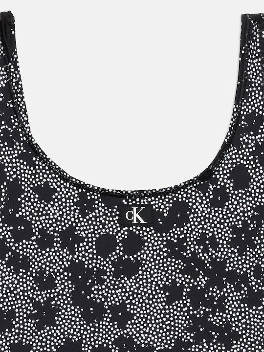 Calvin Klein Kids Bikini Swimwear Black Floral