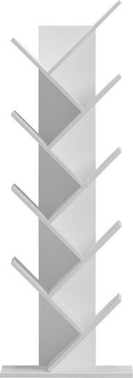 Βιβλιοθήκη Fyllo Λευκό 50x25x141.5εκ. Βιβλιοθήκη Fyllo Λευκό 50x25x141.5εκ.