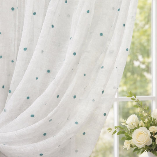 My Home Luxury Window Curtains With Pencil Pleat White 280x270cm