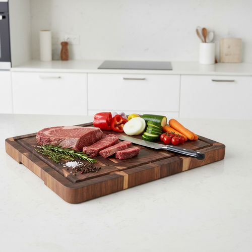 Tocătoare De Bucătărie Pentru Pâine Din Lemn Maro 43x33cm