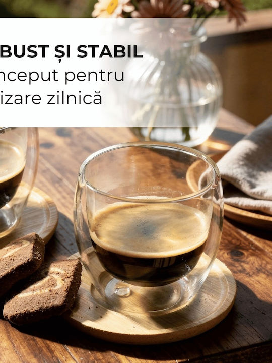 Miamio Set Espresso Gläser Transparente 100ml 6 Stück