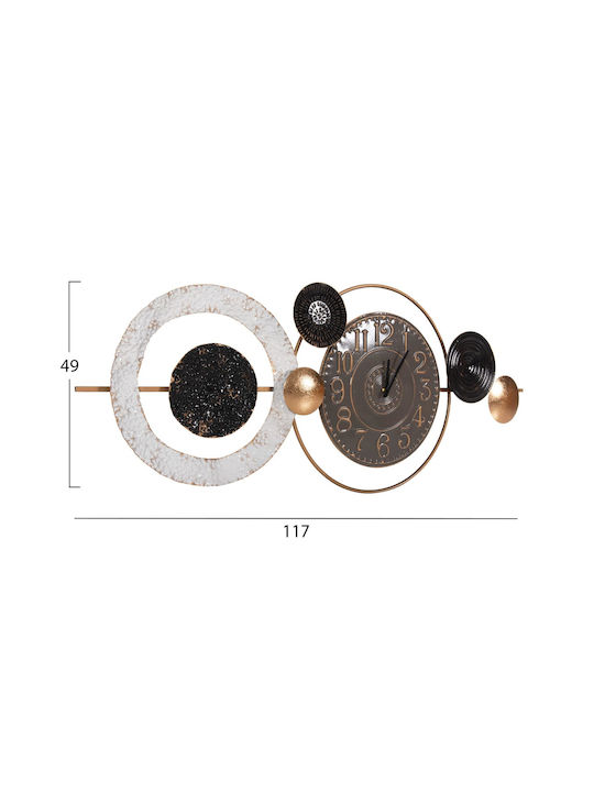 Metallic Gray Wall Clock