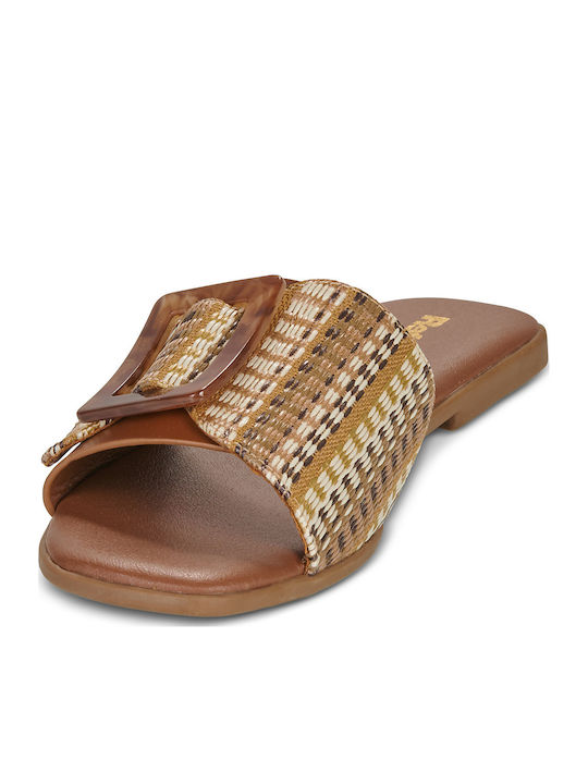 Women's Flat Sandals Brown