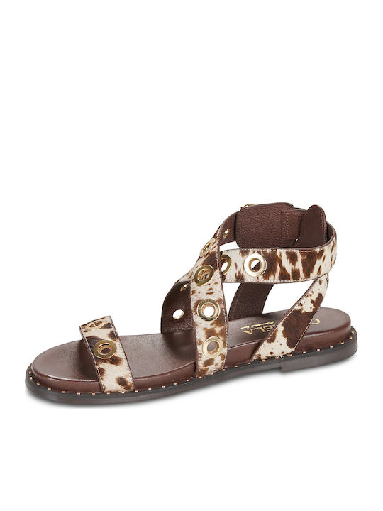 Carmela Women's Flat Sandals Brown