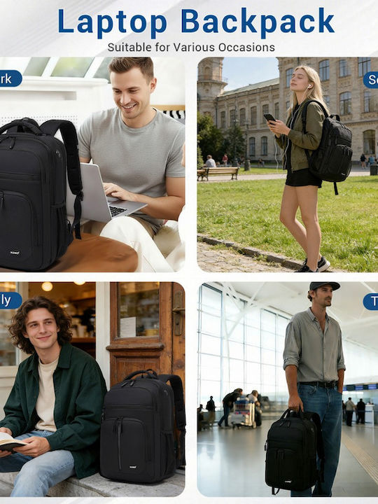 Miss Lulu Backpack Μαύρο