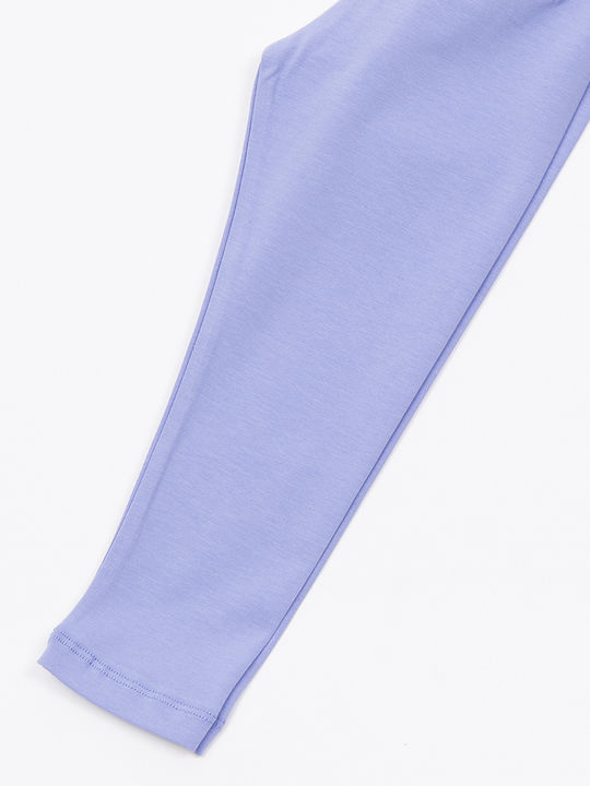 Kinderleggings Lang Flieder