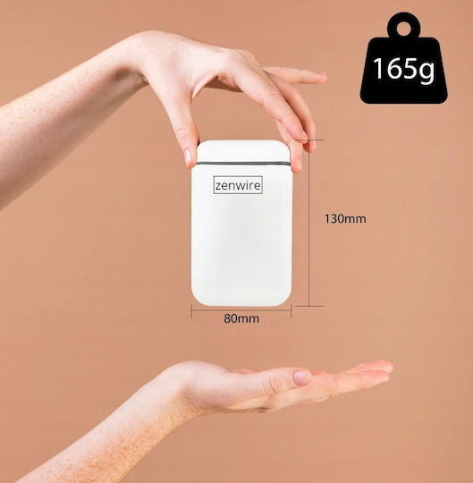 Zenwire Portable Label Printer Bluetooth 203 dpi