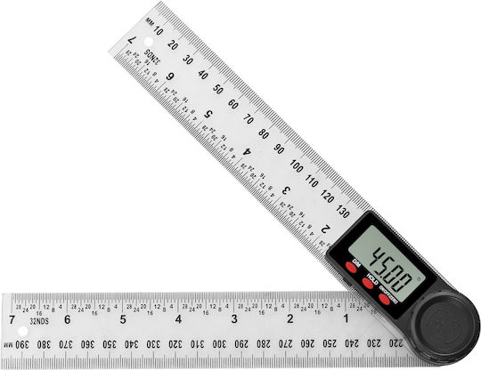 SGTT Regulă Digitală De Unghiuri Pentru Tâmplari Din Oțel Lungime 20 Cm