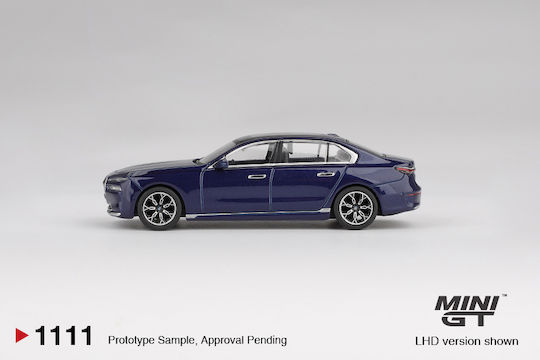 BMW I7 Xdrive60 Tanzanite Albastru Metalizat 2022 Mașină Model Scara 1:64 Mini GT MGT01111-L