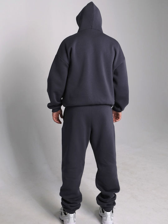 Herren-Sweatpants Set Graphite