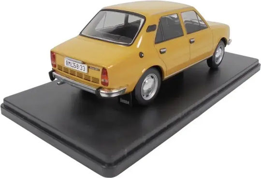 Skoda 105l 1978 Жълт Модел Автомобил 1:24 Hachette