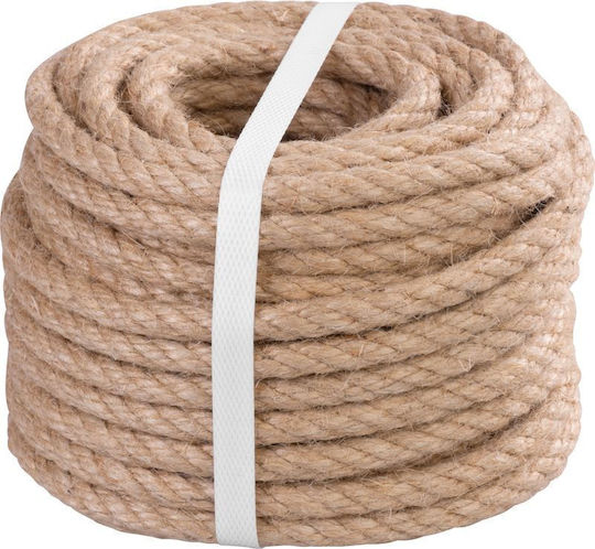 Gedrehte Jute Seil Gartendekor 12 Mm Dicke 20 M Länge