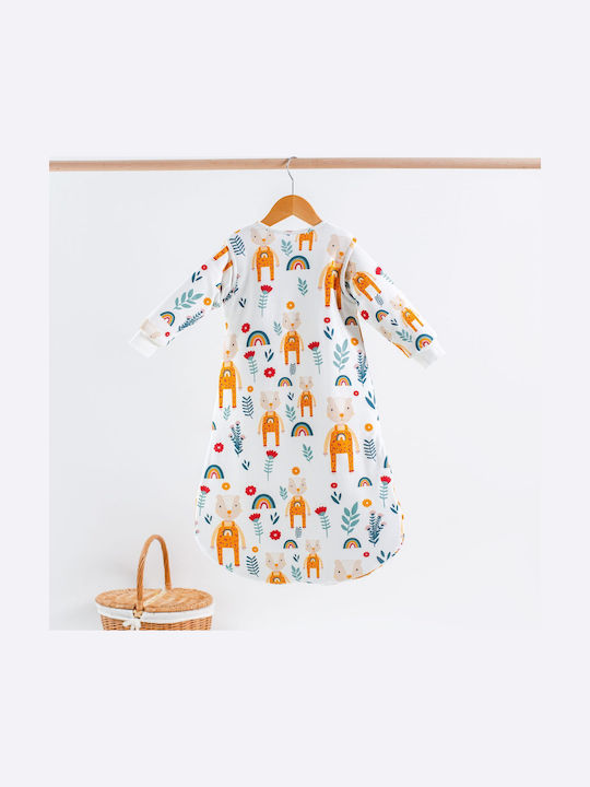 abo Winter Sleeping Bag Rainbow with Detachable Sleeves