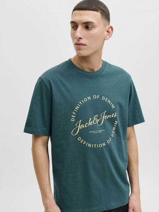 Crew Neck T-shirt Πετρόλ