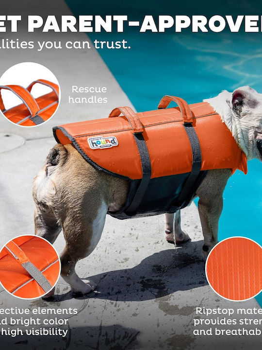Vesta De Salvare Pentru Câini Mărimea S Outward Hound Granby Splash Greutate Minimă 6,5 Kg Portocalie Accente Reflectorizante Curele Reglabile Bandă Abdominală Mâner De Salvare Vesta De Salvare Pentru Câini Mărimea S Outward Hound Granby Splash Greutate Minimă 6,5 Kg Portocalie Accente Reflectorizante Curele Reglabile Bandă Abdominală Mâner De Salvare