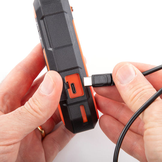 DynaScan Robuster CB- und Zwei-Wege-Funkgerät PMR mit Monochrom-Display in Orange