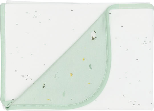 Kikka Boo Kikka Boo Baby Blanket Nursery Swaddling Blanket Bamboo Green 85x85cm