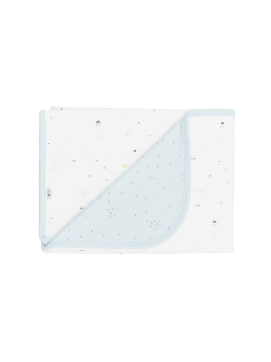 Kikka Boo Kikka Boo Baby Blanket for Nursery Swaddling Friends Bamboo Blue 85x85cm