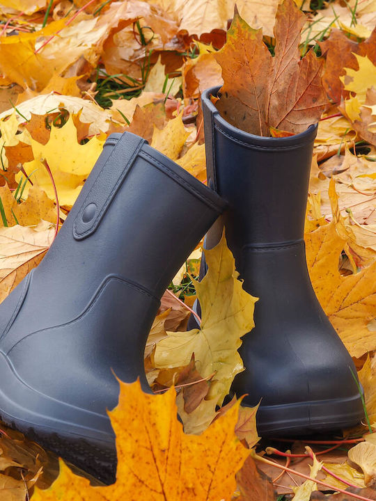 Kids Wellies with Internal Lining Navy Blue