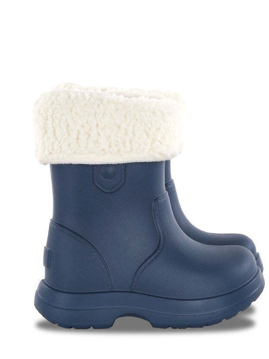 Kids Wellies with Internal Lining Navy Blue