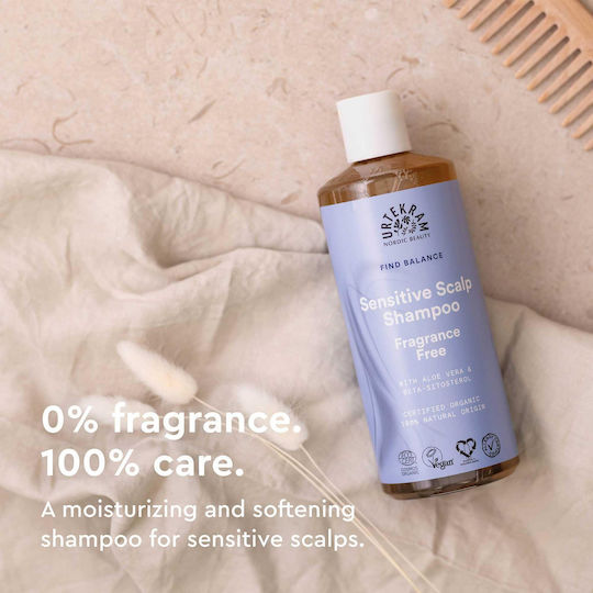 Urtekram No Perfume Hair Organic Σαμπουάν Ενυδάτωσης & Λάμψης για Κανονικά Μαλλιά 500ml