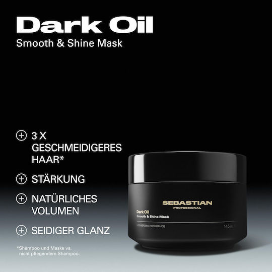 Sebastian Professional Dark Oil Μάσκα Μαλλιών για Λάμψη 500ml