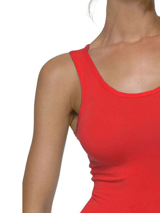 80669 Sleeveless Red Women's T-Shirt