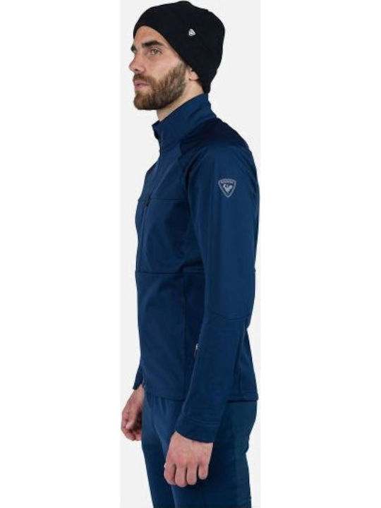 Winter Softshell Waterproof and Windproof Jacket Navy Blue