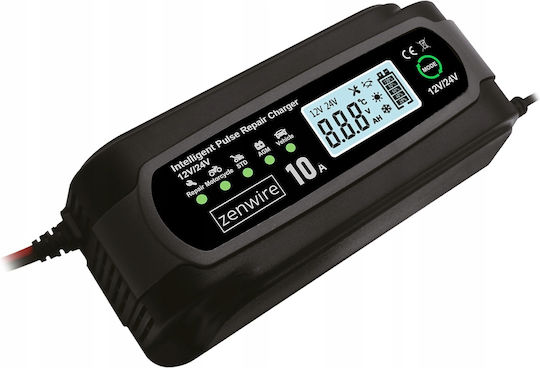 Zenwire JMD-10 Car and Truck Battery Charger 12/24V