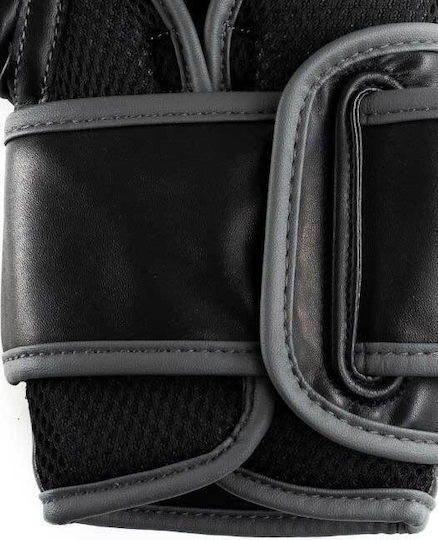 Everlast Powerlock 2 Γάντια Πυγμαχίας από Συνθετικό Δέρμα για Αγώνα Μαύρα