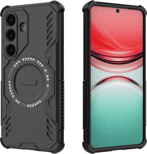 Techsuit Armormag Handyhülle Samsung Galaxy S26 Plus Schwarz
