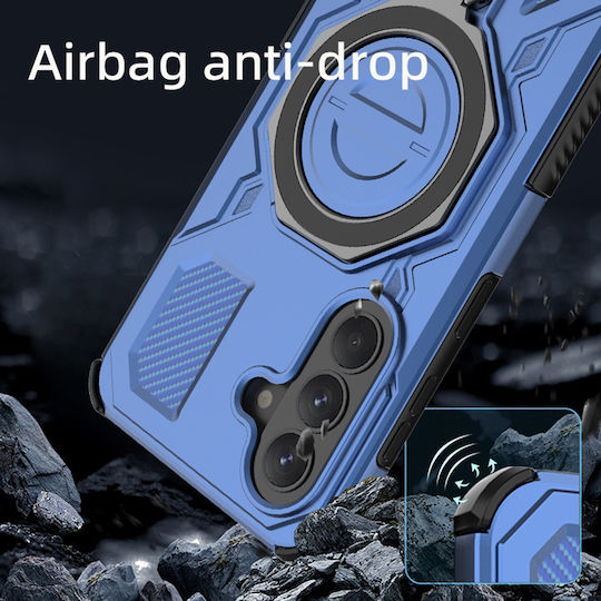 Techsuit Carbon Shield Pro Samsung Galaxy A37 5G Blau Transparent