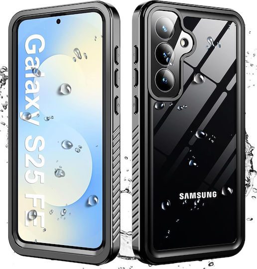 Shellbox Shellbox Rückseite Umschlag Wasserdicht Schwarz für Galaxy S25 FE
