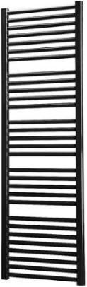 Bathroom Radiator Towel Rail NVR 400x1400 648 Kcal/h Black Straight
