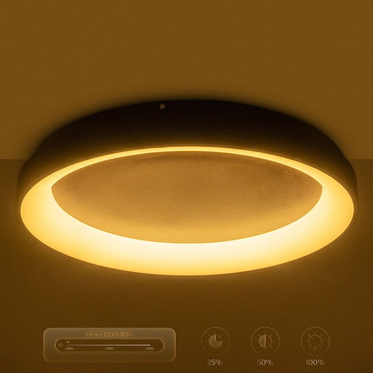 kelvo Salem Deckenleuchte 45 cm Weiß mit Integrierter LED