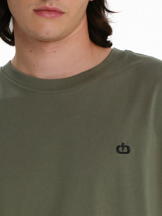 Herrenblusen Kurzarm T-Shirts Grün