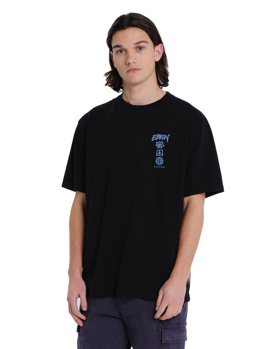 T-shirt Μαύρο