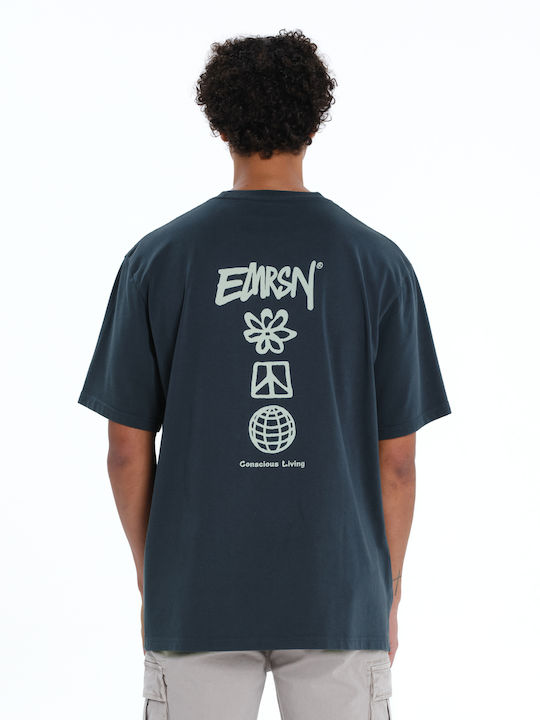 Emerson T-shirt Navy Μπλε