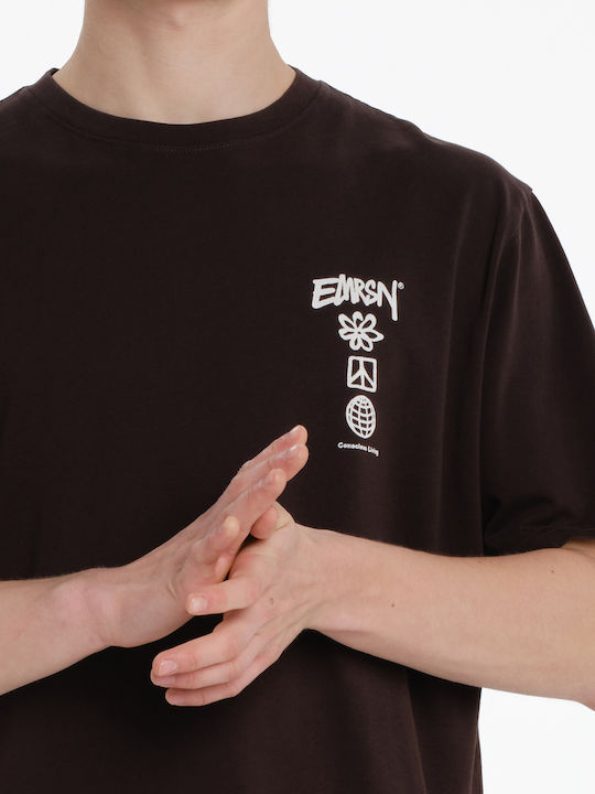 T-shirt COFFEE BROWN