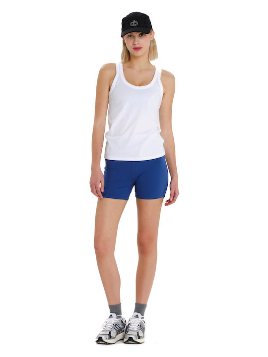 Women's Summer Cotton Sleeveless White Blouse