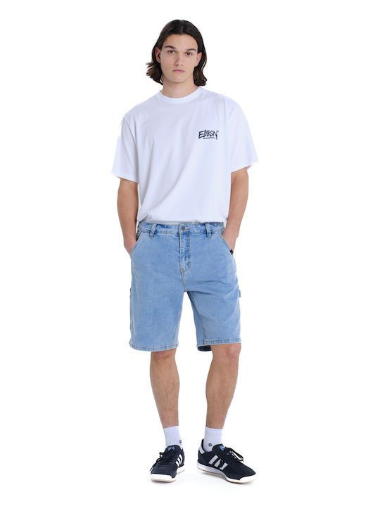 Men's Denim Shorts Light Blue
