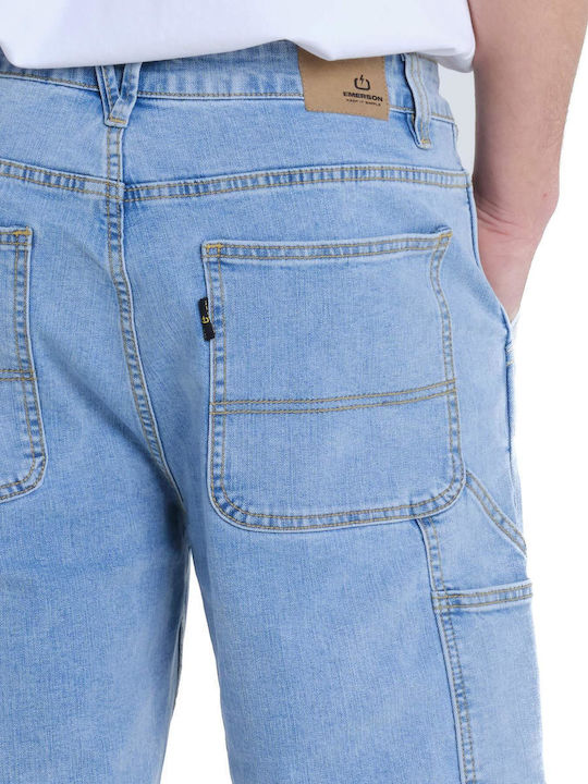 Men's Denim Shorts Light Blue
