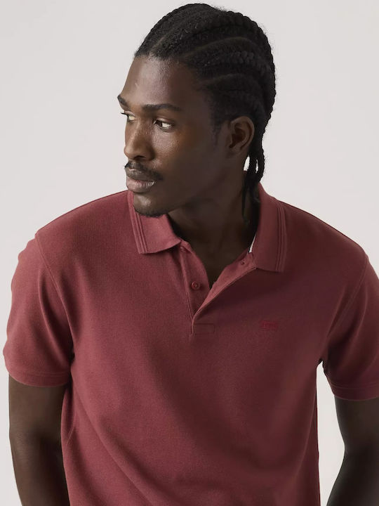 Polo Μπλούζα Κοντομάνικη Oxblood Red, Μαύρο