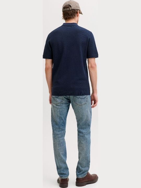Polo Short Sleeve Shirt Navy Blue