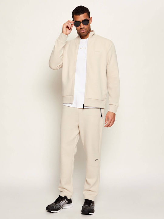 Herren Fleecejacke Beige
