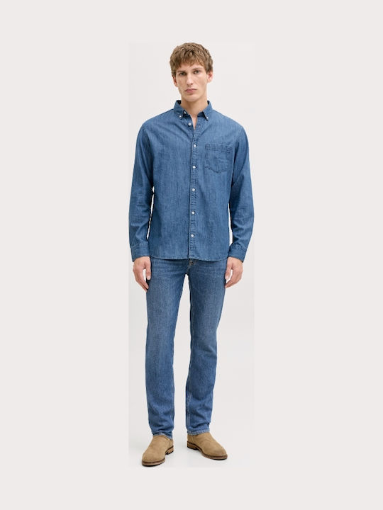 Men's Jeans Pants Mid Blue
