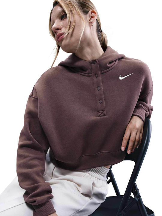 Women's Sweatshirt Hooded Red