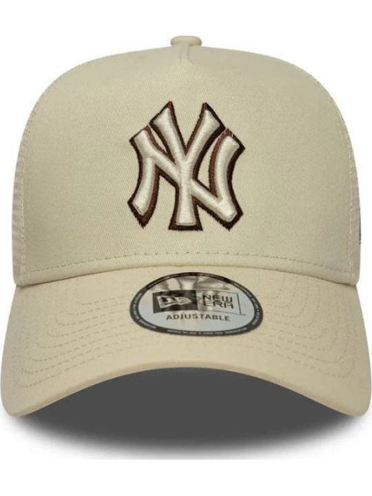 New Era Neyyan Ανδρικό Trucker Jockey Μπεζ 60771718 New Era Neyyan Ανδρικό Trucker Jockey Μπεζ 60771718