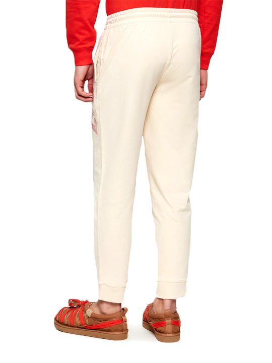 Emporio Armani Sweatpants with Elastic Red Black Beige