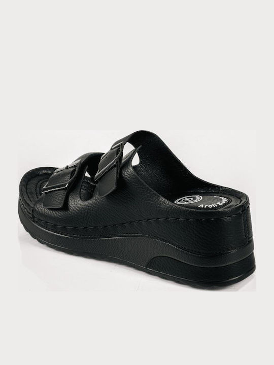 Summer Women's Platforms in Style Slippers Black